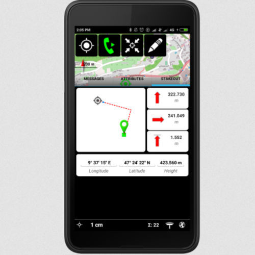 Aplicación móvil Androïd - Zeno Mobile - Leica Geosystems - de adquisición de datos / de colecta de datos / de gestión de datos