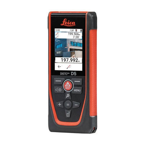 Telémetro láser - DISTO™ D5 - Leica Geosystems - portátil / digital / con medición de ángulo
