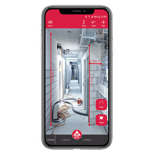 Aplicación móvil de medición - DISTO Plan - Leica Geosystems - de creación / de análisis de mediciones dimensionales / de cálculos