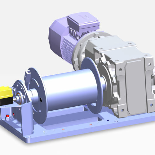 Cabrestante eléctrico - ESG - haacon hebetechnik gmbh - 380 V / 400V / de tambor