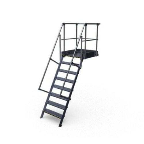 Escalera fija recta - A0007658 - L'Echelle Européenne - de aluminio / con cojinetes