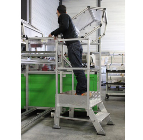 Escalera de tijera de aluminio - EEMPMC - L'Echelle Européenne