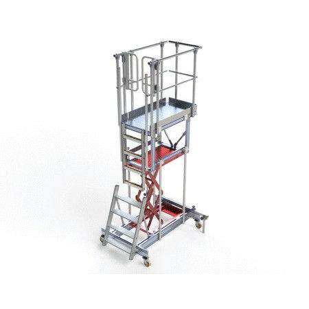 Plataforma elevadora fija - TECHNOBEESAFESURMESURE - L'Echelle Européenne - enrollable / hidráulica