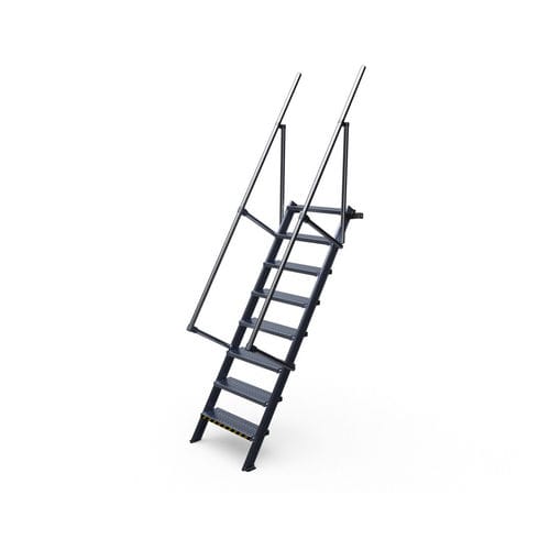 Escalera fija recta - EEL16 series - L'Echelle Européenne - de aluminio / con peldaño antideslizante