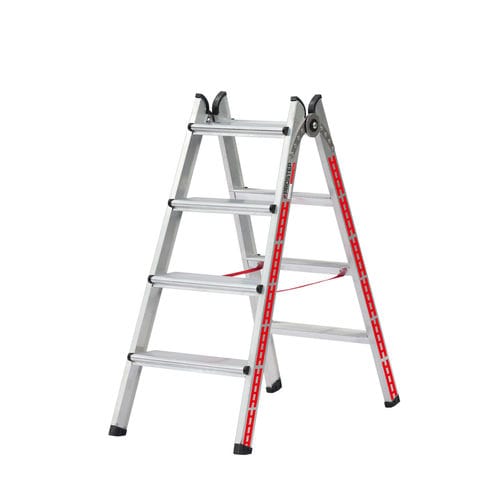 Escalera de tijera estacionaria - A00132 series - L'Echelle Européenne - de aluminio