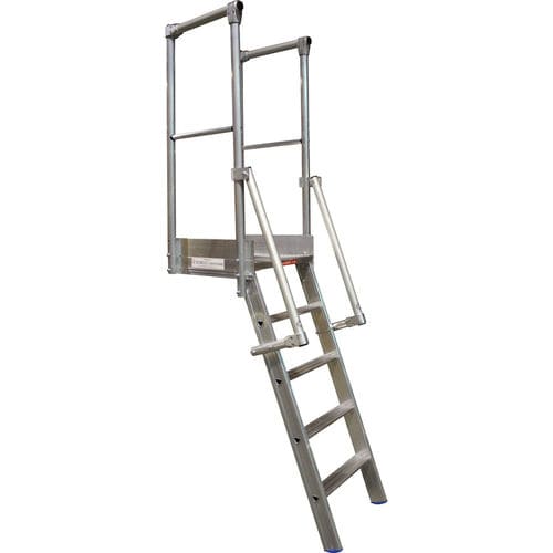 Escalera de aluminio - LEEVEL805 series - L'Echelle Européenne - para plataforma