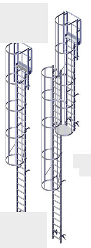 Escalera de aluminio - A0014323 - L'Echelle Européenne - de crinolina