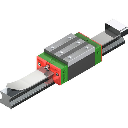 Guía lineal con recirculación de cuatro hileras de rodillos - CRG series - HIWIN GmbH - 45 mm / de precisión / de gran rigidez