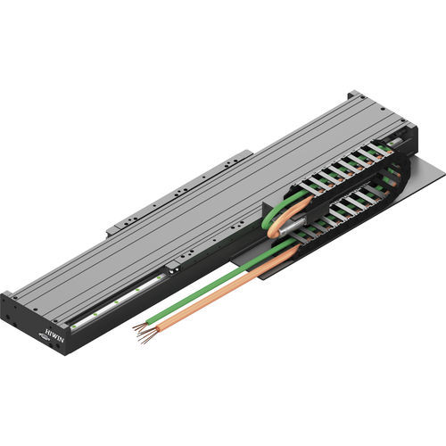 Eje lineal de precisión - LMX1A series - HIWIN GmbH - de perfiles / con motor lineal / guiado
