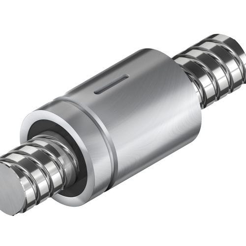 Tuerca para tornillo de bolas - ZE series - HIWIN GmbH - cilíndrica / con collarín / de metal