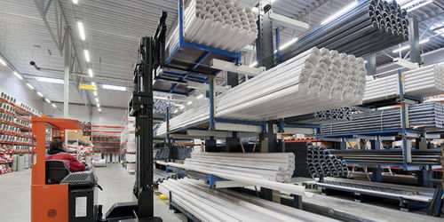 Sistema de estanterías para depósito de almacenamiento - DEXION - cantilever / dinámico / ajustable