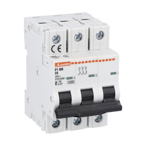 Disyuntor magnetotérmico - P1MB1 series - LOVATO ELECTRIC - de corriente / modulable / en caja moldeada