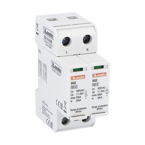 Protector de sobretensión de tipo 2 - SG series - LOVATO ELECTRIC - en riel DIN / enchufable