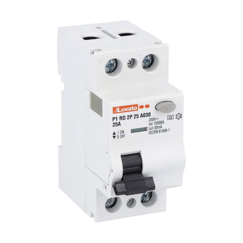 Interruptor diferencial magnetotérmico - P1RD series - LOVATO ELECTRIC - 2 polos / 4 polos