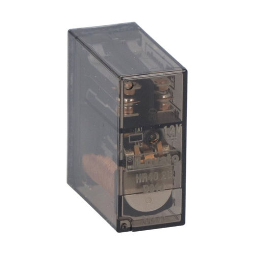 Relé electromecánico en miniatura - HR40 series - LOVATO ELECTRIC - 24 Vcc / 12 Vcc / IEC