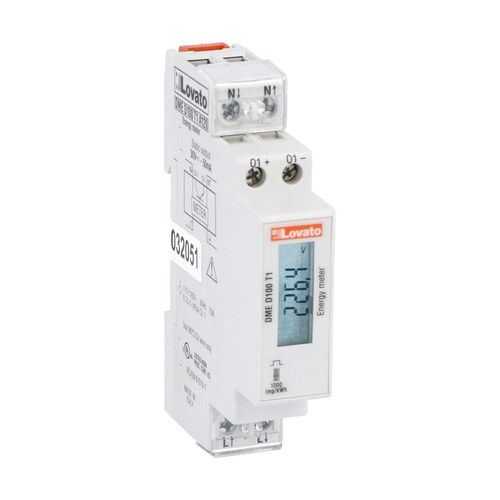 Contador de energía eléctrica trifásico - DMED series - LOVATO ELECTRIC - en riel DIN / con pantalla LCD / certificado MID