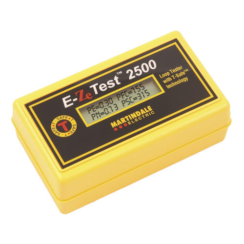 Aparato de pruebas de corriente residual - EZ2500 - Martindale Electric - de tierra de impedancia de bucle / industrial