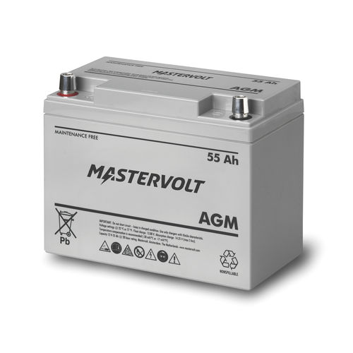 Batería AGM - AGM 12/55 - Mastervolt - bloque / 12 V / sin mantenimiento