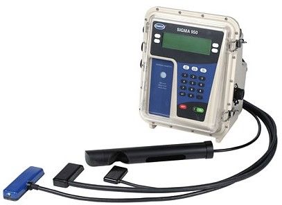 Caudalímetro por ultrasonidos - SIGMA 950 - Hach - volumétrico / para agua / clamp-on