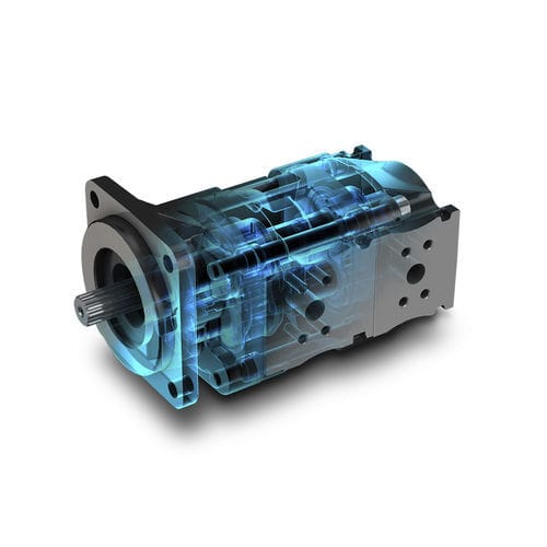 Motor hidráulico de engranaje - KAPPA K series - CASAPPA - de hierro fundido / compacto / de cilindrada variable