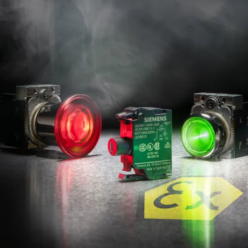 Botón pulsador de seta - Siemens Safety Integrated - de parada de emergencia / estanco / ATEX