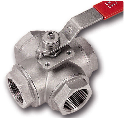 Válvula de bola - A-4BVG - Schwer Fittings - manual / para gas / con brida