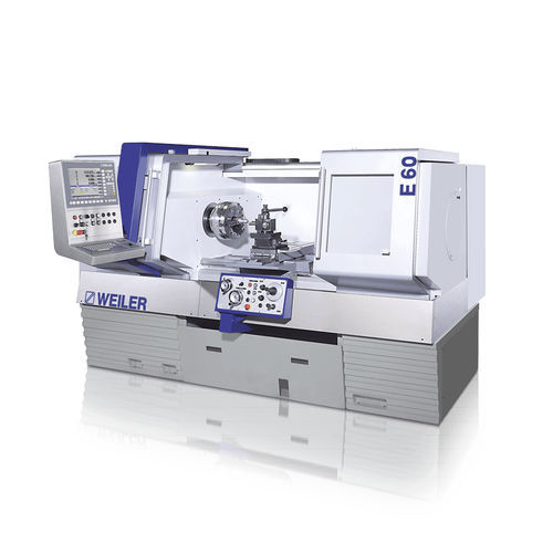 Torno CNC - E 60 - WEILER Werkzeugmaschinen - horizontal / 2 ejes / para uso intensivo
