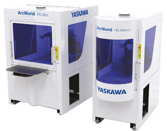 Célula robotizada de soldadura al arco - ArcWorld series - YASKAWA Europe GmbH - para máquina herramienta / compacta