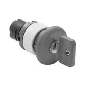 Botón pulsador de seta - 020PTHCRK - GHISALBA - de llave / electromecánico