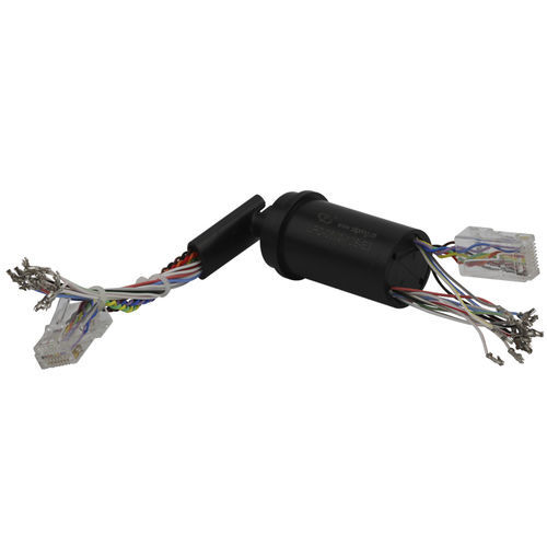 Anillo colector vía Ethernet - LPC-0602-10S-E3 - JINPAT Electronics Co., Ltd. - de cápsula / para aplicaciones de videovigilancia / de aluminio