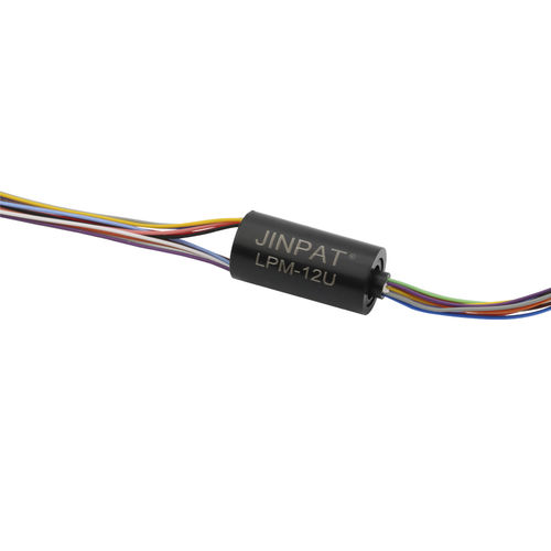 Anillo colector con eje macizo - LPM-12U - JINPAT Electronics Co., Ltd. - robóticas / estándar / con contactos de oro