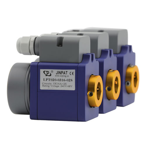 Anillo colector eje pasante - LPT020-0316-02S - JINPAT Electronics Co., Ltd. - de plástico