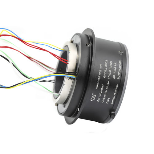 Anillo colector eléctrico - LPT032-0802 - JINPAT Electronics Co., Ltd. - de eje hueco / de aluminio / modular