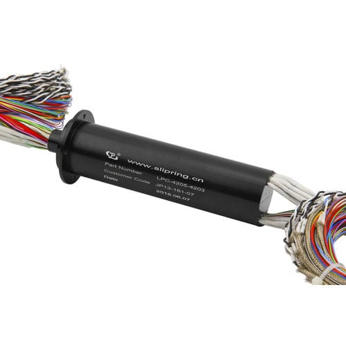 Anillo colector de cápsula - LPC-4205-4203 - JINPAT Electronics Co., Ltd. - para mesa rotativa / de aluminio anodizado / de varias vías