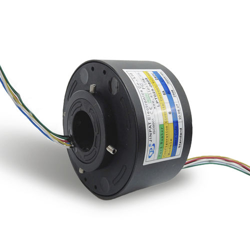 Anillo colector con centro hueco - LPT025-0605 - JINPAT Electronics Co., Ltd. - para grúa / de escoba multicerdas