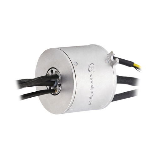 Anillo colector eje pasante - LPT000-0510-0202-13S - JINPAT Electronics Co., Ltd. - de aluminio anodizado / con contactos de oro