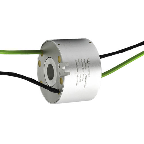 Anillo colector para bus CAN - LPT025-0405-04S - JINPAT Electronics Co., Ltd. - con centro hueco / para equipamiento médico / aleación de aluminio
