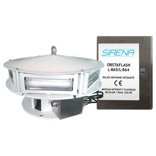 Balizaje LED - OBSTAFLASH OFI - SIRENA S.p.A. - de baja intensidad / de advertencia / rojo