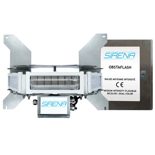Avisador luminoso - OBSTAFLASH LED 180° - SIRENA S.p.A. - IP66