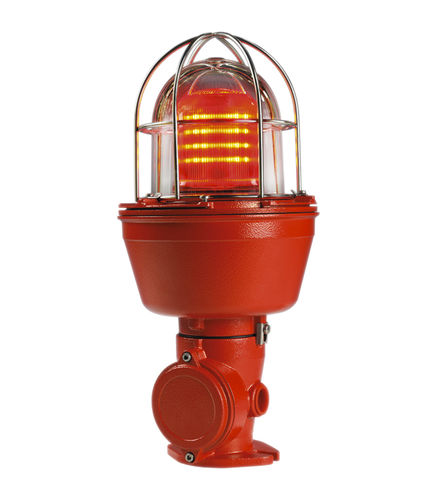 Luz giratoria permanente - EX 070 FLR S (ATEX EX-D) - SIRENA S.p.A. - intermitente / LED / ATEX