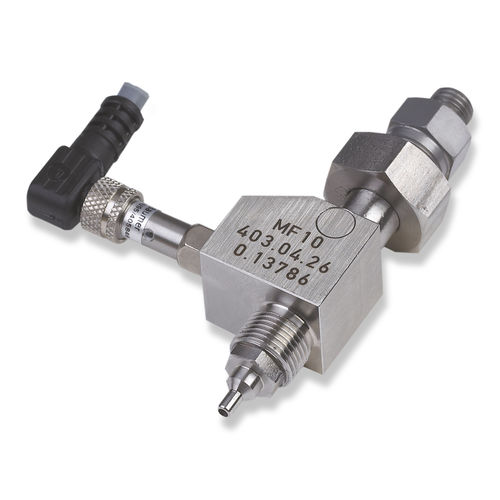 Caudalímetro de microcaudal -  lubriLine - DOPAG - Metering, Mixing and Dispensing Technology - para aceite / para líquido de alta viscosidad / para grasa