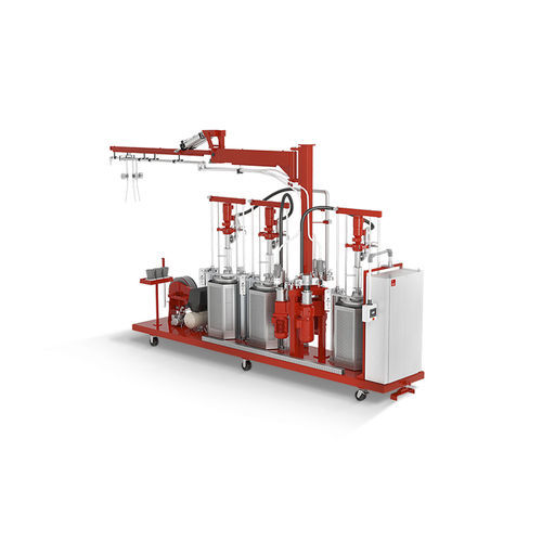 Unidad de mezcla y de dosificación con bomba de engranajes - gluemix  - DOPAG - Metering, Mixing and Dispensing Technology - para líquido de alta viscosidad / para medios de viscosidad media / para cola epoxi