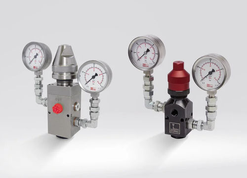Regulador de presión para productos químicos - lubriLine - DOPAG - Metering, Mixing and Dispensing Technology - de diafragma / de pistón / monoetapa