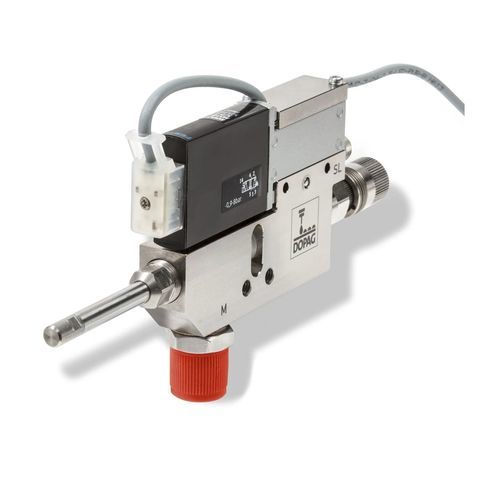 Válvula dosificadora de aguja - lubriLine - DOPAG - Metering, Mixing and Dispensing Technology - de precisión / de alto flujo / con amplio rango de viscosidad