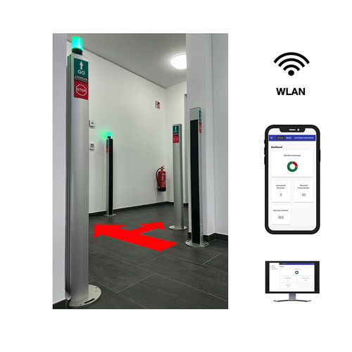 Barrera fotoeléctrica de control de acceso - RAZL-2 - Fiessler Elektronik - monohaz / de tipo barrera