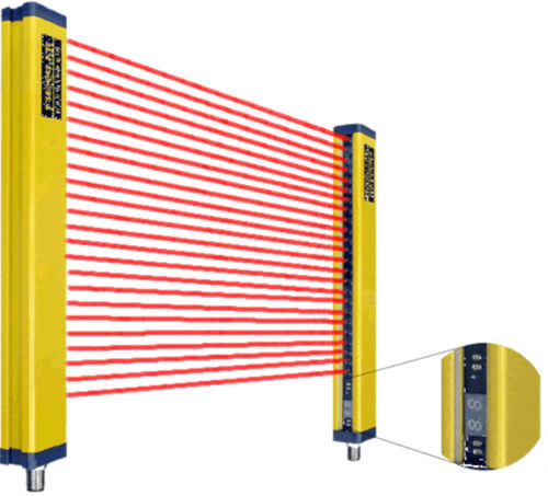 Cortina fotoeléctrica de seguridad de tipo 4 - ULCT series - Fiessler Elektronik - multihaz / de tipo barrera / IP65