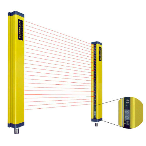 Cortina fotoeléctrica de seguridad de tipo 2 - ILCT series - Fiessler Elektronik - multihaz / de tipo barrera / IP65
