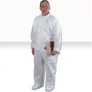 Traje de trabajo - AlphaGuard® CV-74032-2 - ALPHA PRO TECH - unisex / blanco / azul