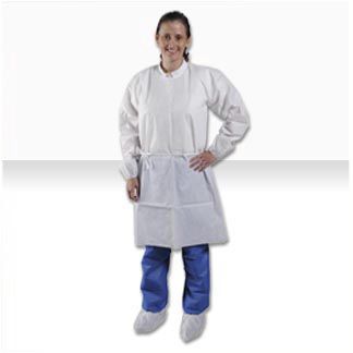 Bata de trabajo - BarrierTech® GN-22524-3   - ALPHA PRO TECH - de protección química / para la industria química / para mujer