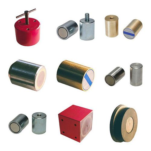Imán de SmCo - M series - Maurer Magnetic - de hierro-boro NdFeB / cilíndrico / con carcasa